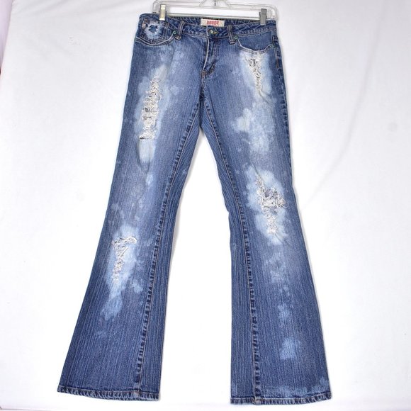 Bongo Let Me B Women's Blue Jeans Size See Measurements in Photos - Picture 1 of 15